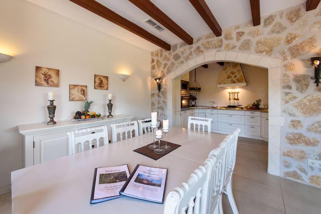 Finca Wellnatura Mit Sauna, Kamine, Badewanne Arta Exterior photo